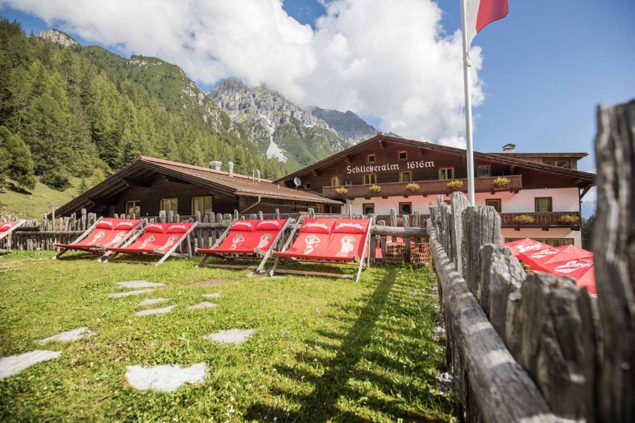 Berghotel Schlickeralm 1.616 M Fulpmes Dış mekan fotoğraf
